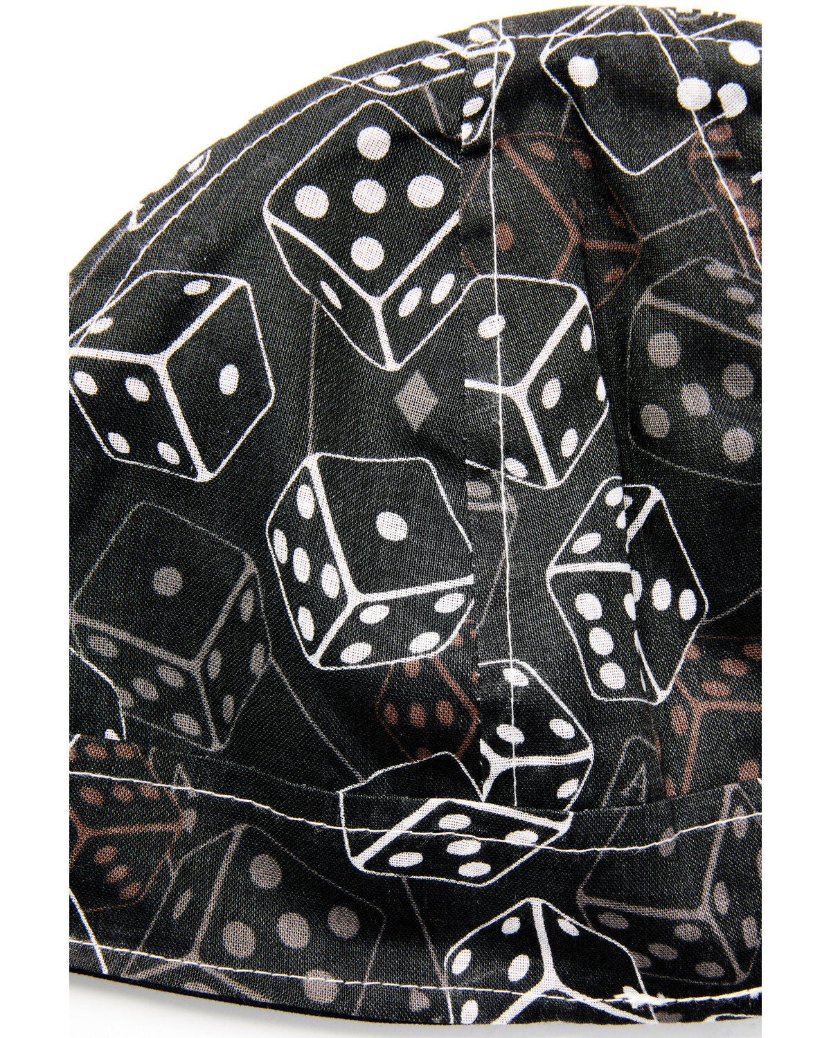 Image #2 - Hawx Black Dice Print Welding Work Cap, Black, hi-res