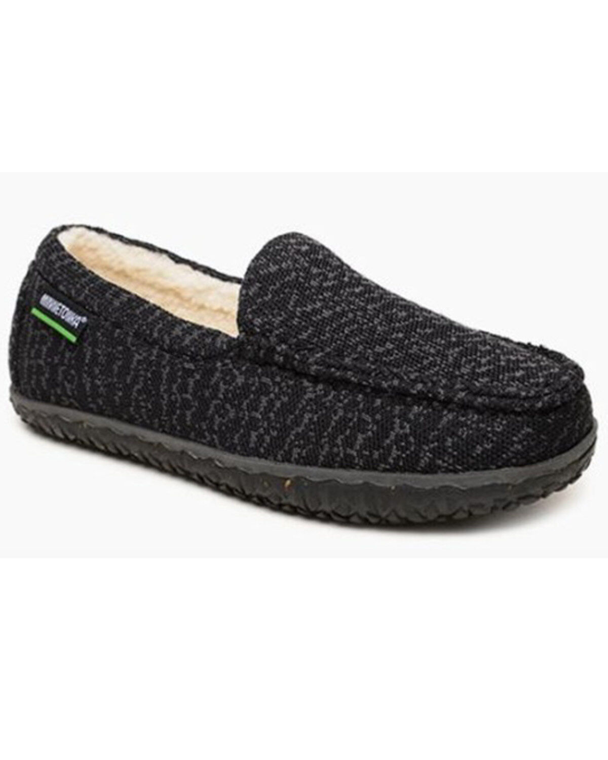 Image #1 - Minnetonka Men's Eco Elm Shoes, Black, hi-res