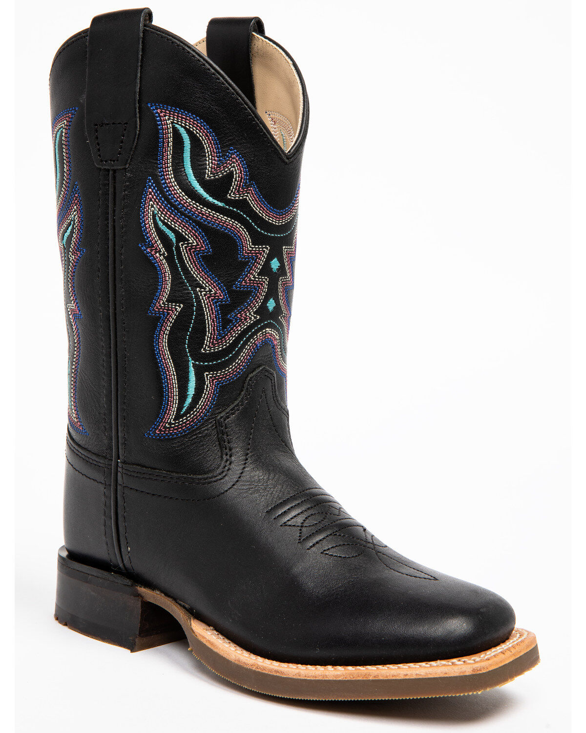 kids black cowboy boots