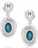 Montana Silversmiths Women's Open Night Sky Turquoise Earrings, Silver, hi-res