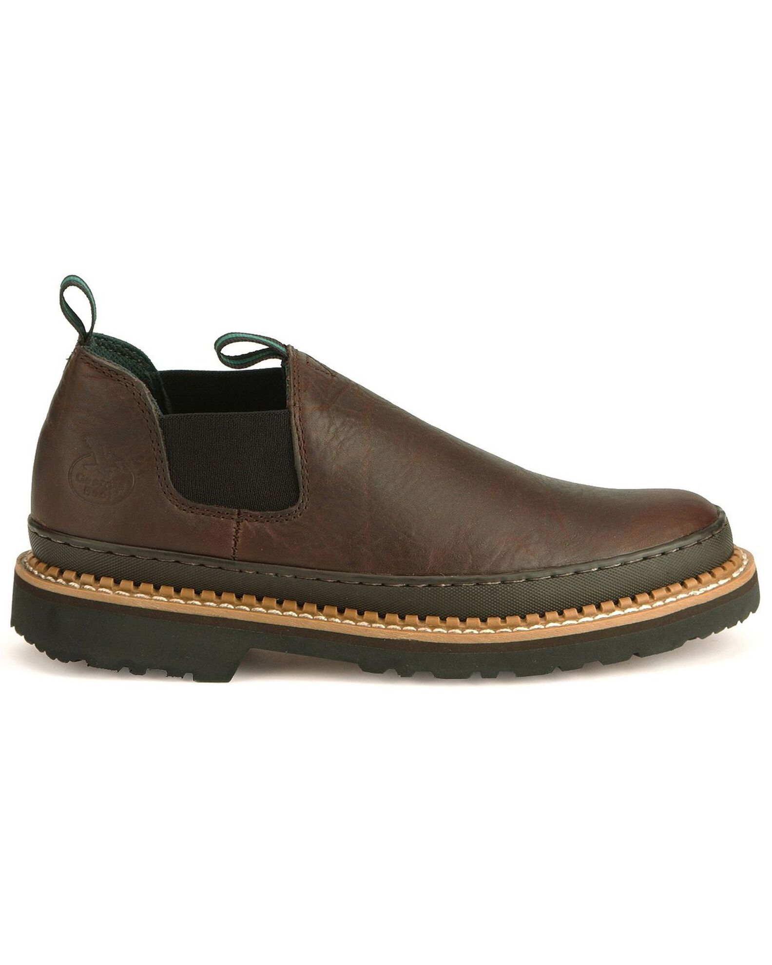 Image #2 - Georgia Men's Georgia Giant Work Shoes, Dark Brown, hi-res