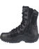 Reebok Men's Stealth 8" Lace-Up Black Side-Zip Work Boots - Soft Toe , Black, hi-res