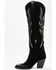 Image #3 - Italian Cowboy Women's Spirit Tall Western Boots- Snip Toe, Dark Grey, hi-res