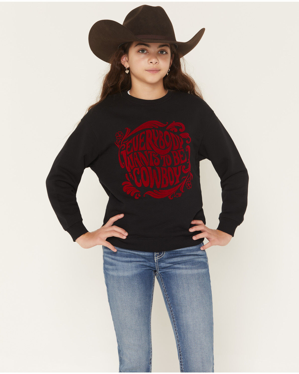 Wrangler X Lainey Wilson Women's Cowboy Crew Neck Pullover