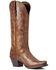 Image #1 - Ariat Women's Heritage D Stretch Fit Western Boot - Snip Toe , Brown, hi-res