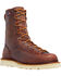 Image #1 - Danner Men's Brown Bull Run 8" Work Boots - Plain Toe, Brown, hi-res