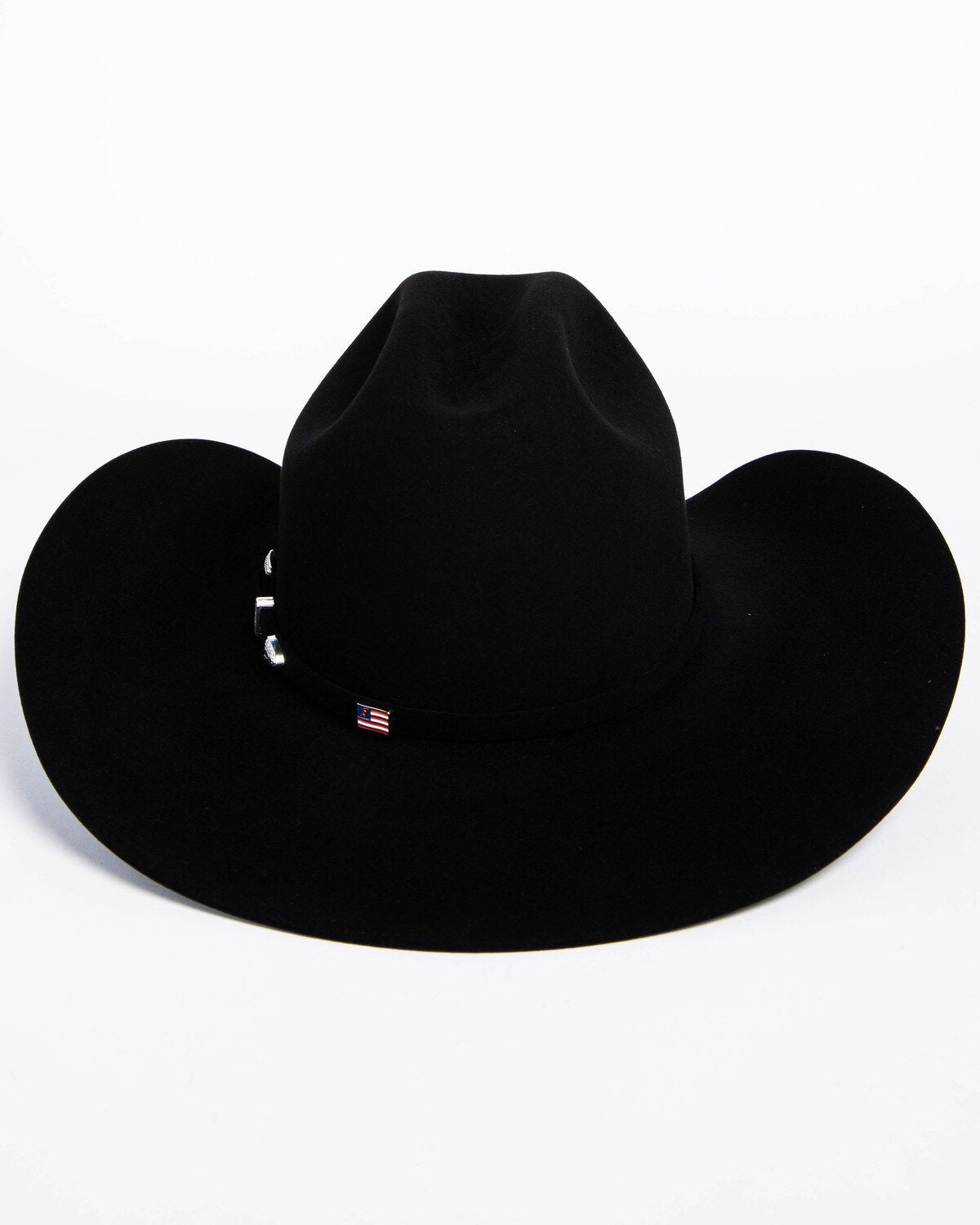 American Hat Co. Men's 7X Black Self 