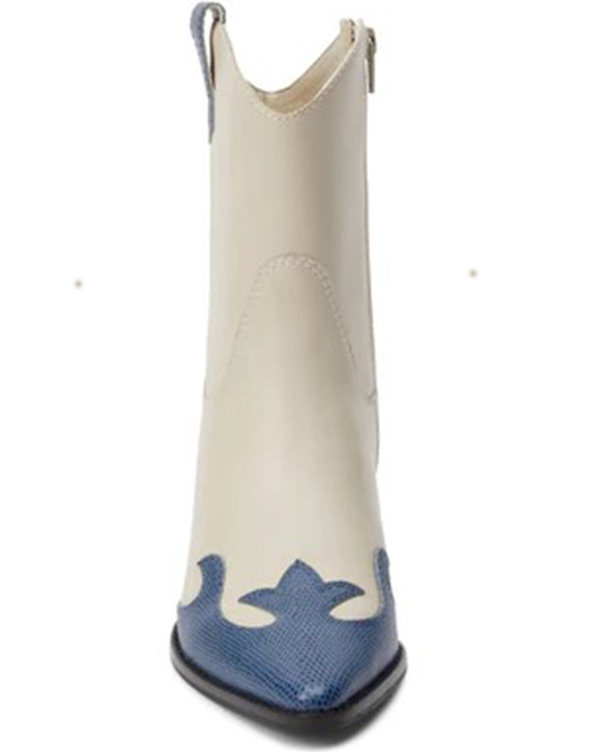 Image #4 - Matisse Women's Claude Western Fashion Booties - Snip Toe, Blue/white, hi-res