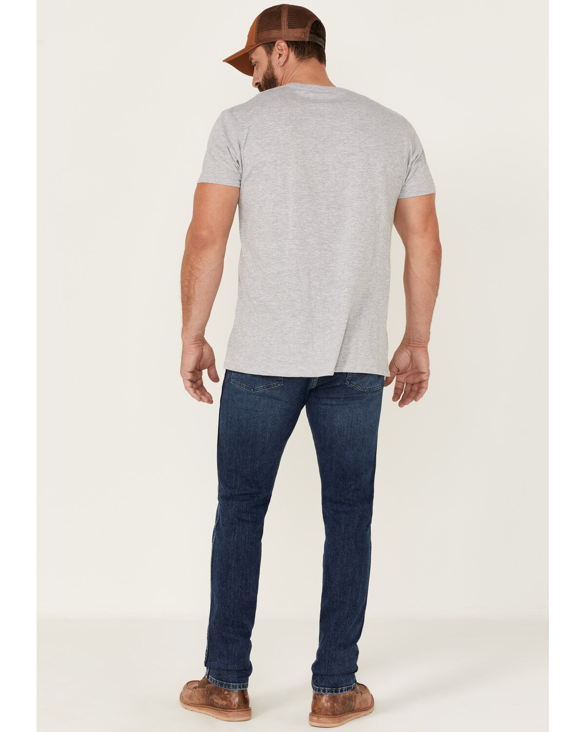 Image #3 - Wrangler X Fender Men's Larston Acoustic Tapered Slim Fit Jeans, Blue, hi-res