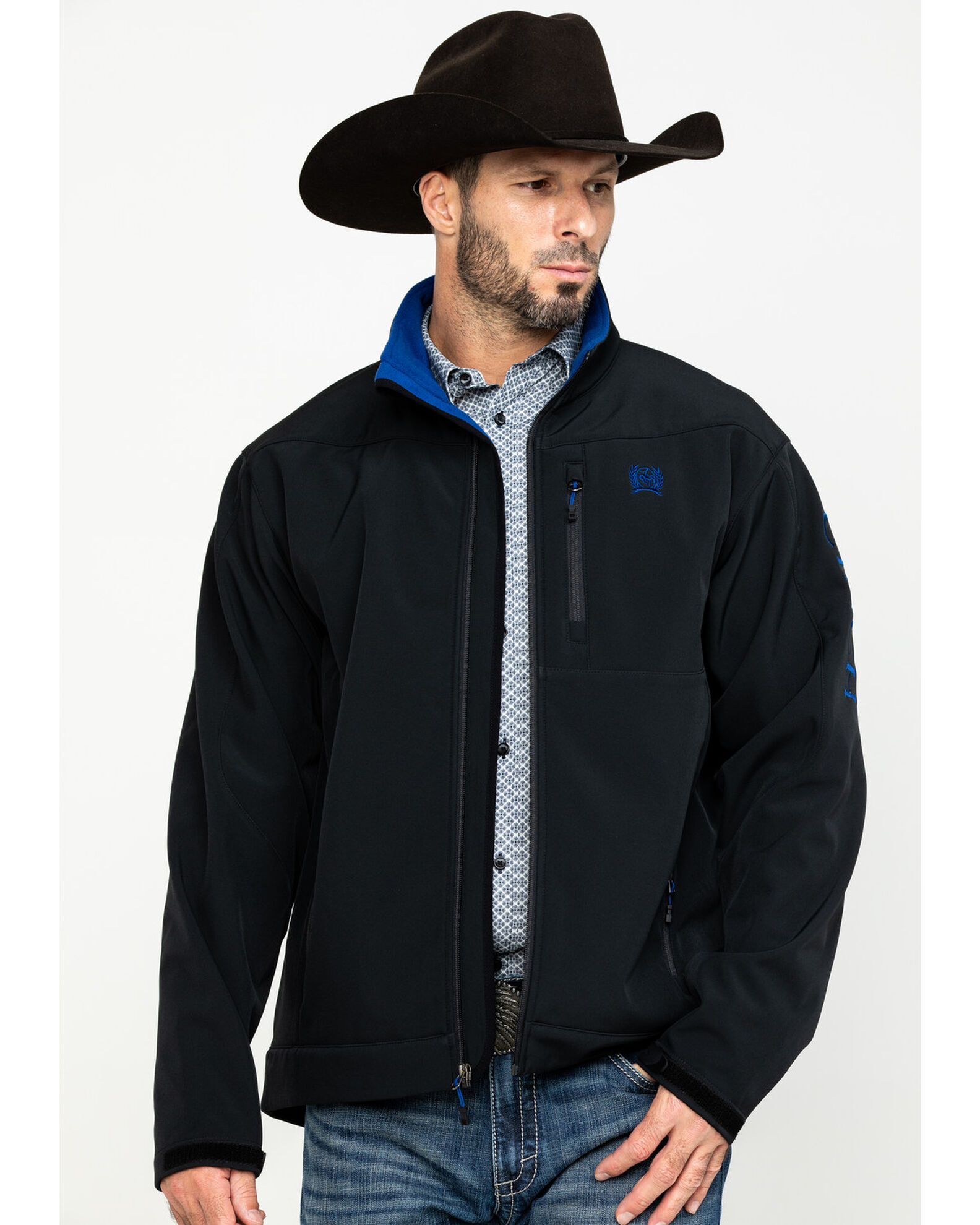 Cinch Men s Black Softshell Bonded Jacket Boot Barn