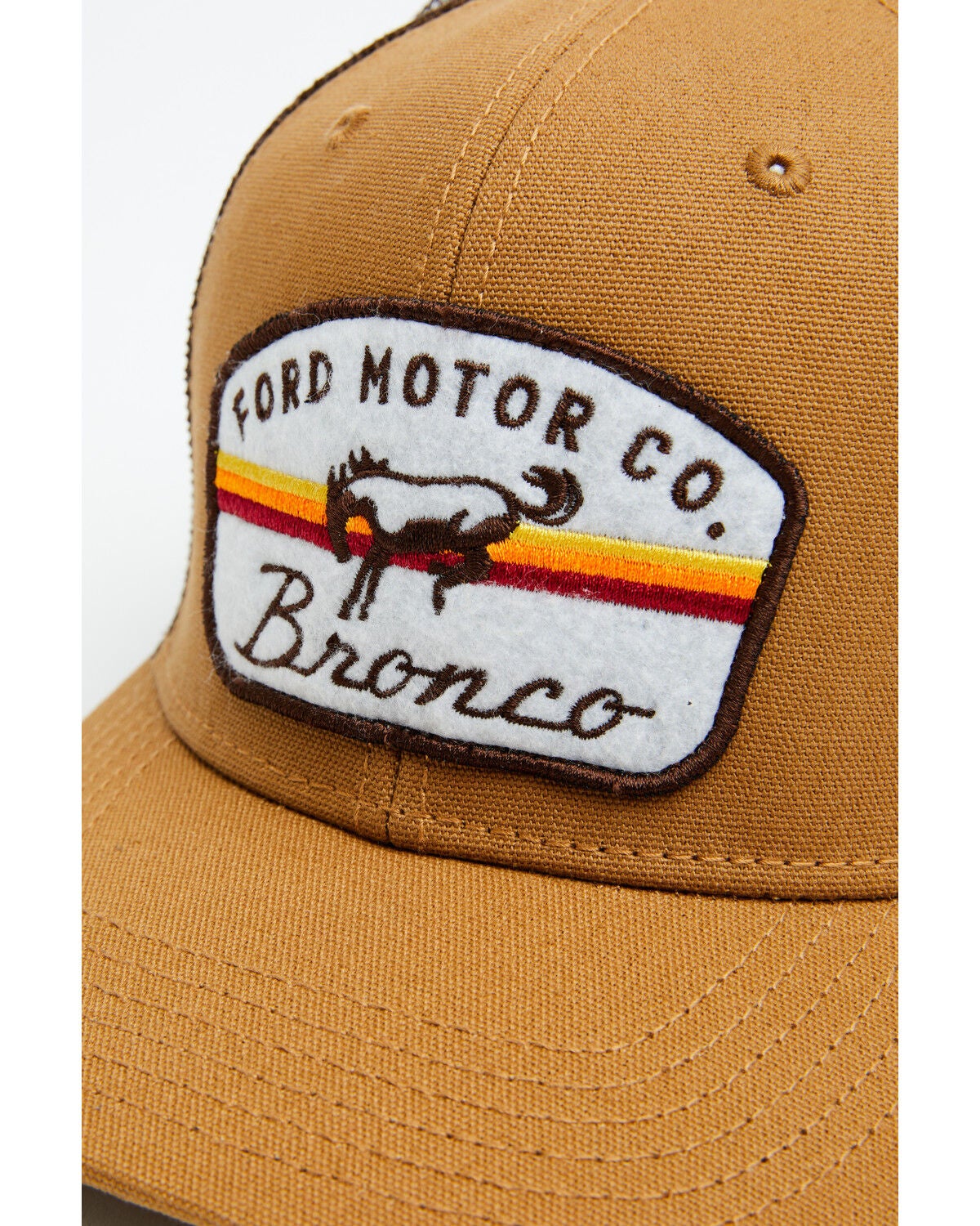 Image #2 - H3 Sportgear Men's Ford Bronco Ball Cap, Tan, hi-res