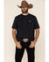 Image #3 - Ariat Men's Black Legacy Stretch Stackable Slim Straight Jeans, Black, hi-res