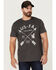 Image #1 - Flag & Anthem Men's Surplus Goods Graphic T-Shirt, Charcoal, hi-res