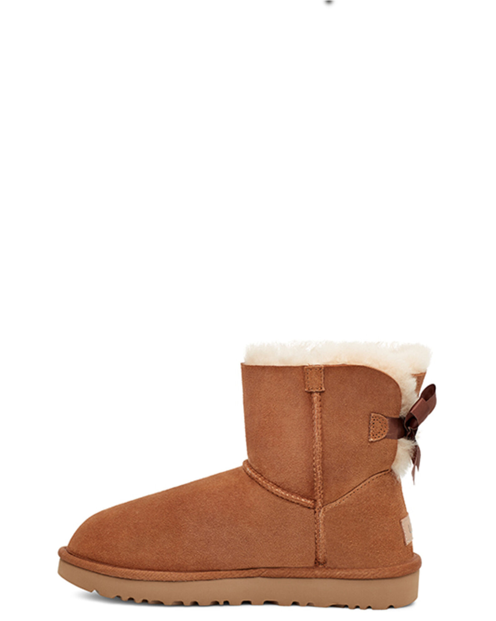 Ugg boots with ribbon on back on sale