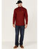 Image #2 - Cody James Men's FR Knit 1/4 Zip-Front Work Pullover, Dark Red, hi-res