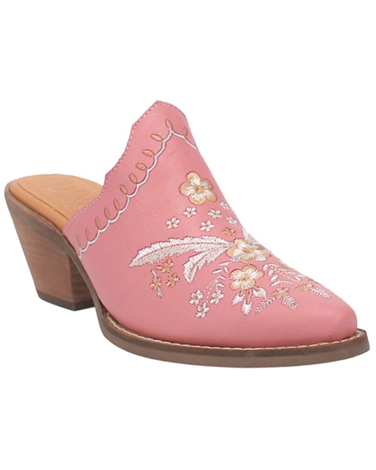 Laredo Women's Wildflower Mules - Snip Toe, Pink, hi-res
