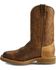 Image #3 - Double-H Men's Steel Square Toe Western Boots, Bark, hi-res