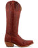 Image #2 - Black Star Women's Victoria Tall Western Boots - Snip Toe, Red, hi-res