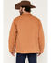 Image #4 - Wrangler Men's Canvas Flannel Lined Button-Down Jacket, Camel, hi-res