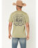 Image #1 - Sendero Provisions Men's Shootin' Hand Short Sleeve Graphic T-Shirt, Sage, hi-res