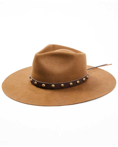 Idyllwind Women's Fools Gold Wool Felt Western Hat , Brown, hi-res