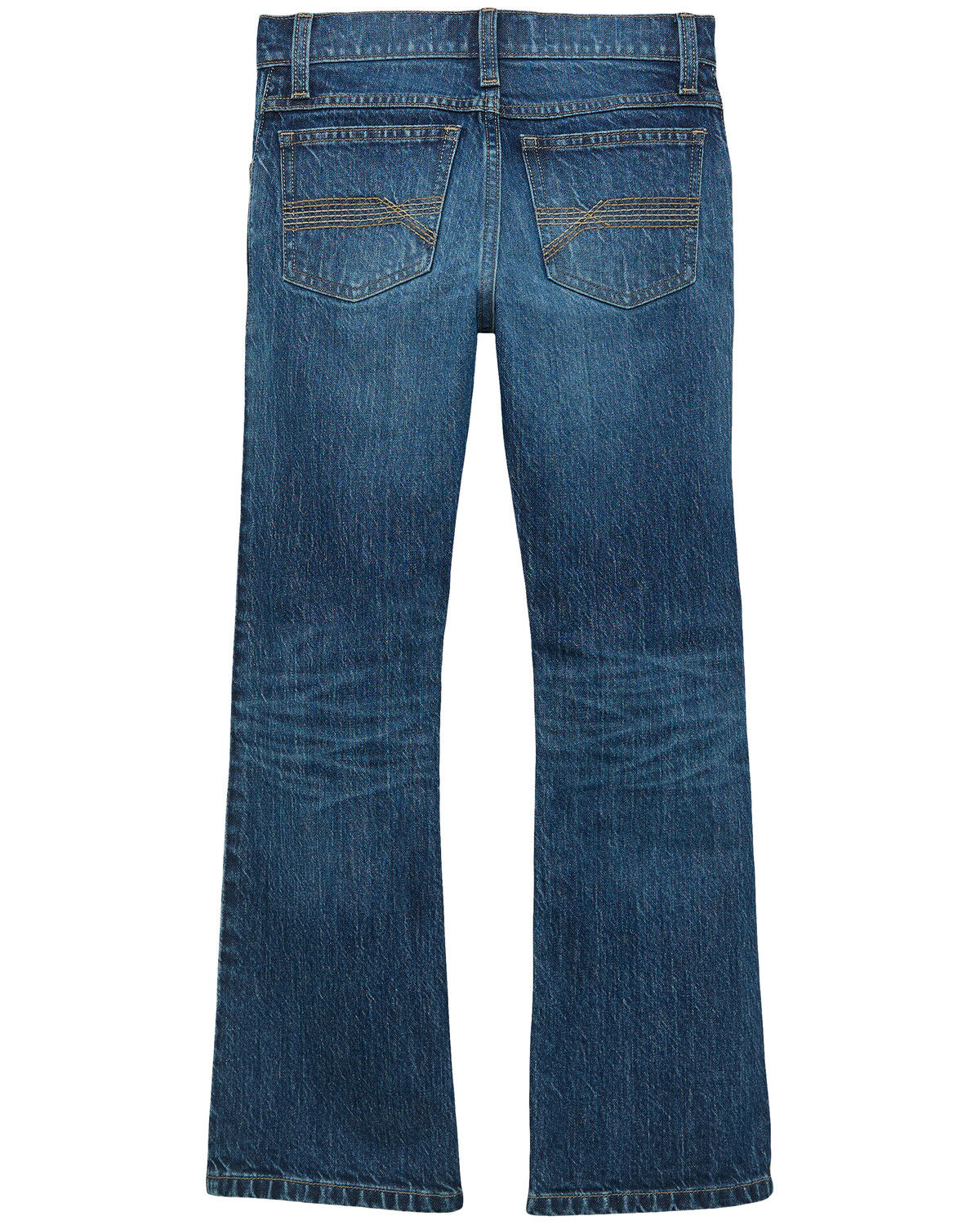 Image #1 - Wrangler 20X Boys' Dark Wash Slim Bootcut Stretch Denim Jeans, Dark Wash, hi-res
