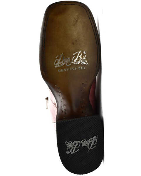 Dan Post Women's Eel Peanut Exotic Western Boot - Snip Toe , Brown, hi-res