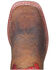 Image #2 - Smoky Mountain Boys' Jesse Western Boots - Broad Square Toe, Brown, hi-res