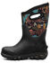 Image #3 - Bogs Boys' Classic Seamless Yeti Rubber Boots, Black, hi-res