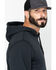 Image #5 - Carhartt Men's Hooded Logo-Sleeve Sweatshirt, Black, hi-res