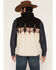 Image #4 - Panhandle Slim Men's Southwestern Border Print Berber Vest, Black, hi-res