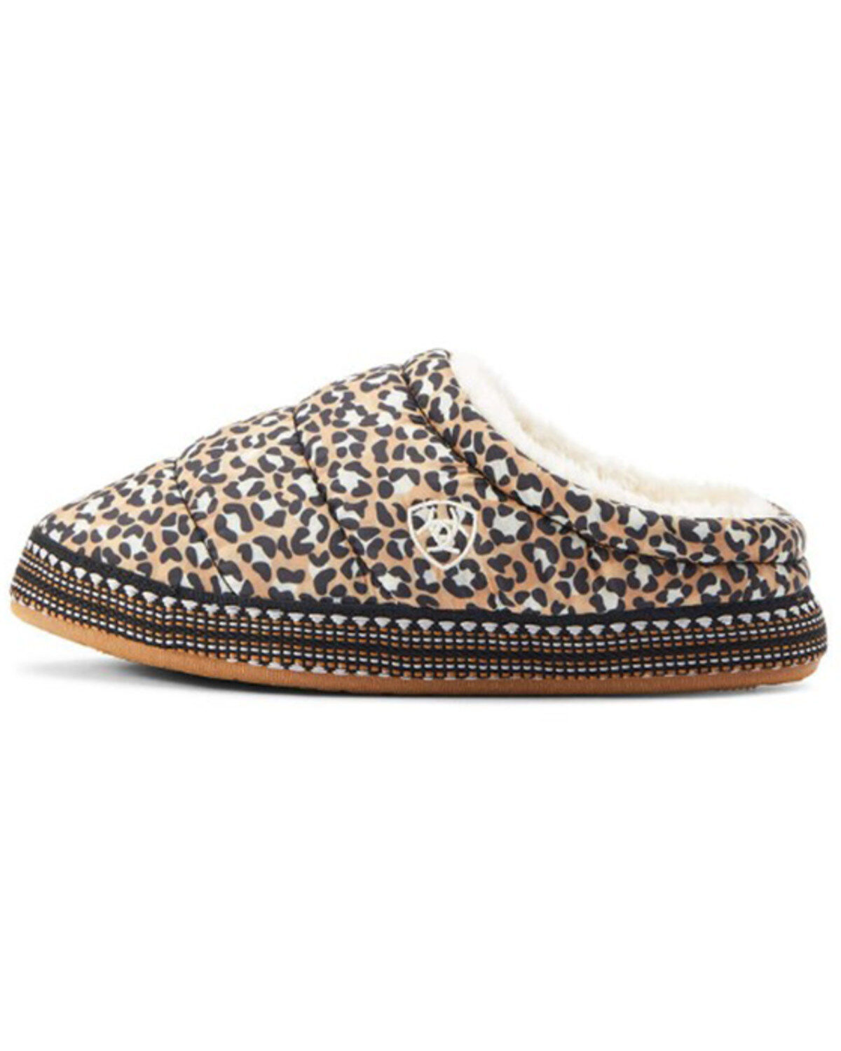 Image #2 - Ariat Women's Crius Clog Slippers, Leopard, hi-res