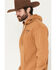 Image #3 - Ariat Men's Simple Buckle Southwestern Embroidered Hooded Sweatshirt, Rust Copper, hi-res