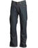 Lapco Men's FR Dark Wash Modern Fit Bootcut Work Jeans - Big , Dark Blue, hi-res