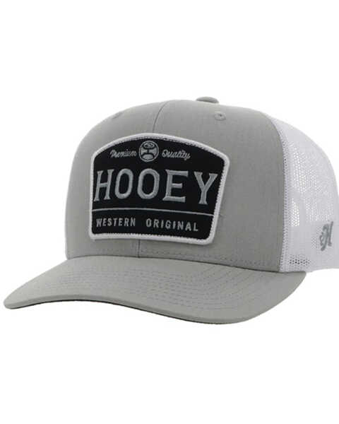 Hooey Men's Trip Trucker Cap, Grey, hi-res