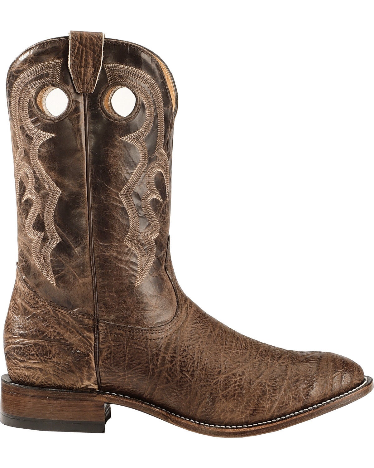 Image #2 - Boulet Super Roper Cowboy Boots - Round Toe, Walnut, hi-res