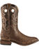 Image #2 - Boulet Super Roper Cowboy Boots - Round Toe, Walnut, hi-res