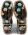 Image #2 - Tin Haul Women's Cactus Flower Western Boots - Broad Square Toe, Brown, hi-res