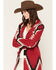 Image #2 - Tasha Polizzi Women's Coco Southwestern Print Knit Cardigan, Red, hi-res