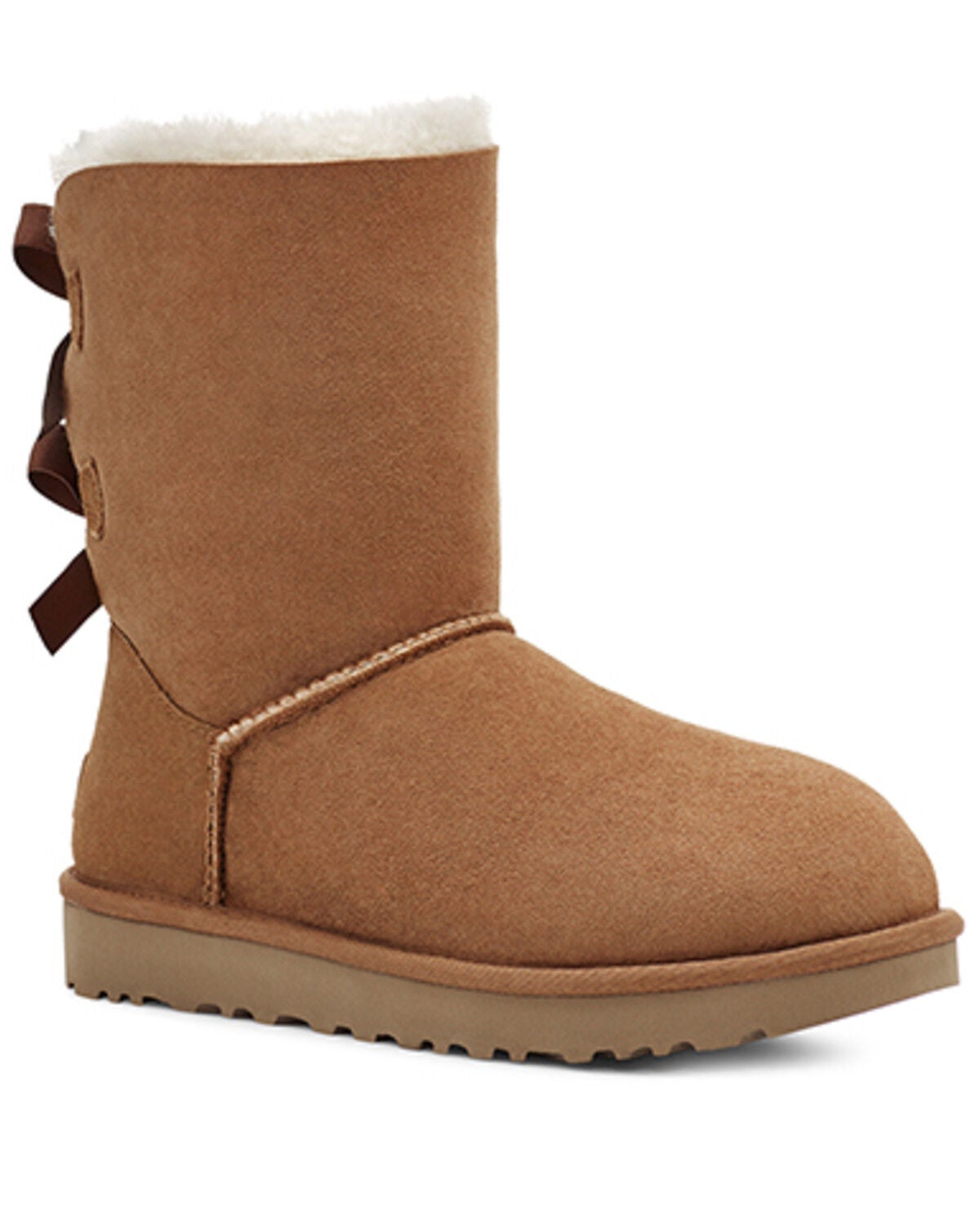 UGG Women's Bailey Bow II Boots, Chestnut, hi-res