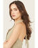 Image #2 - Wrangler Women's Modern Halter Vest Top, Olive, hi-res