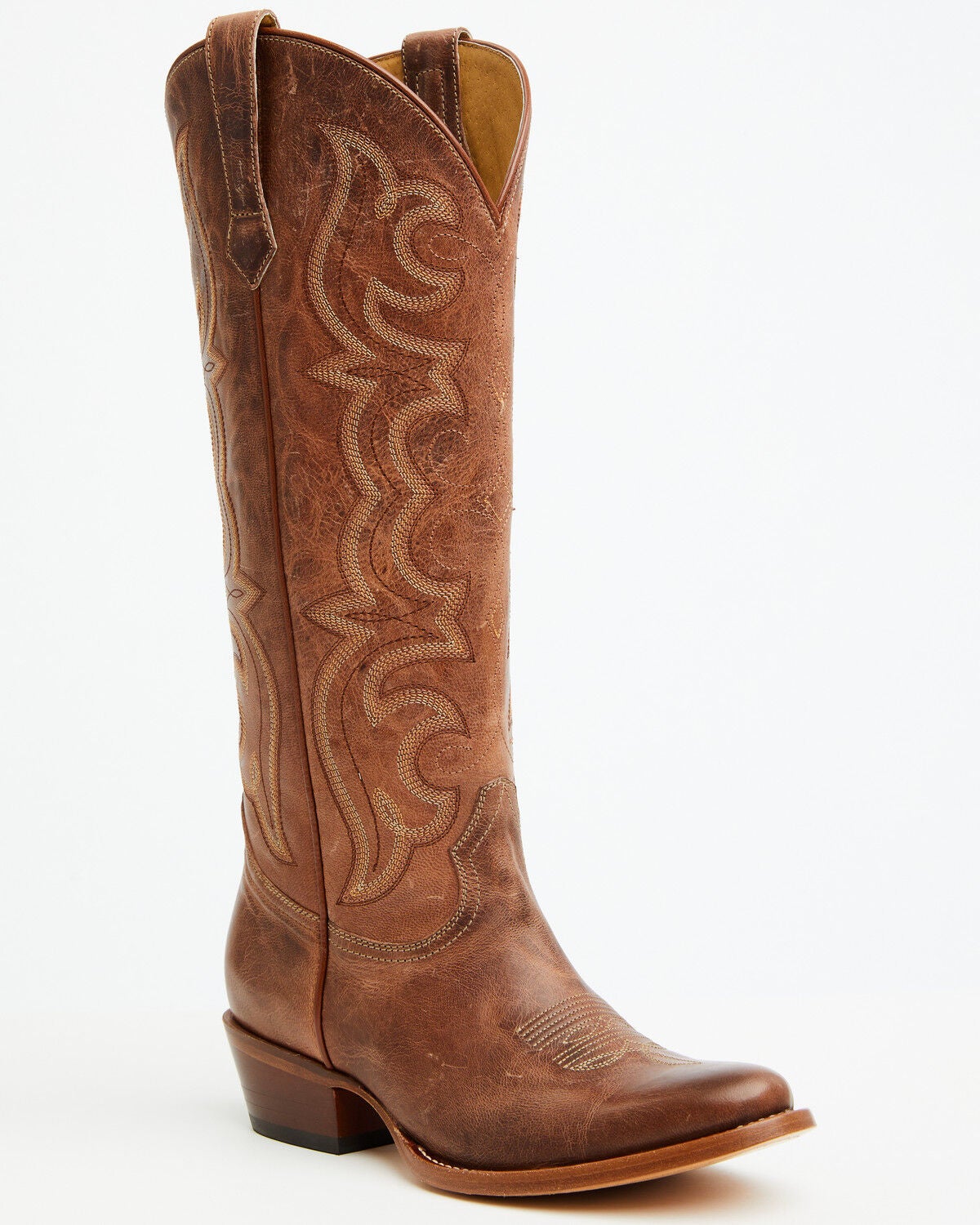 Shyanne Women's Amy Tall Western Boots - Round Toe, Brown, hi-res