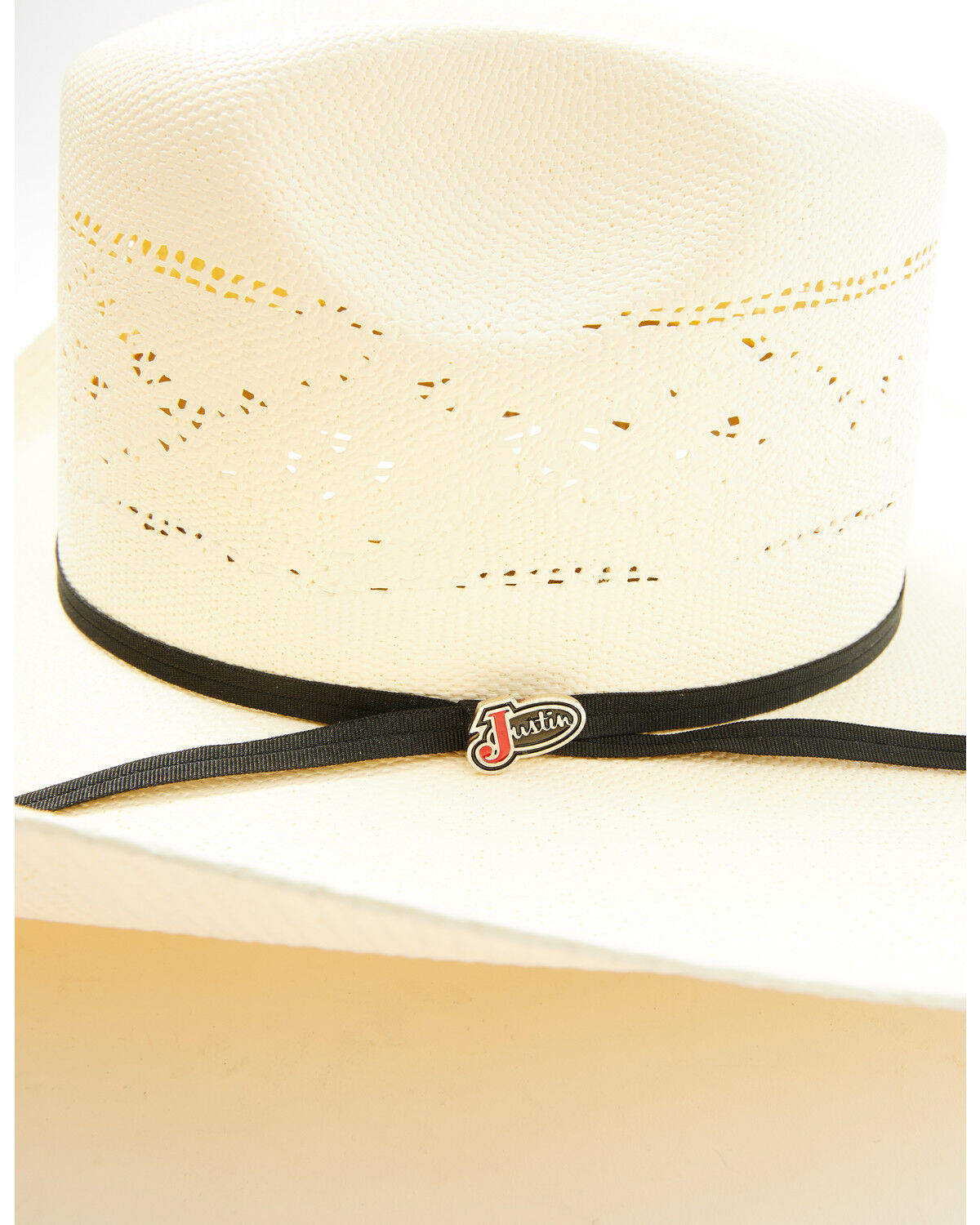Image #2 - Justin Carter 20X Straw Cowboy Hat, Natural, hi-res
