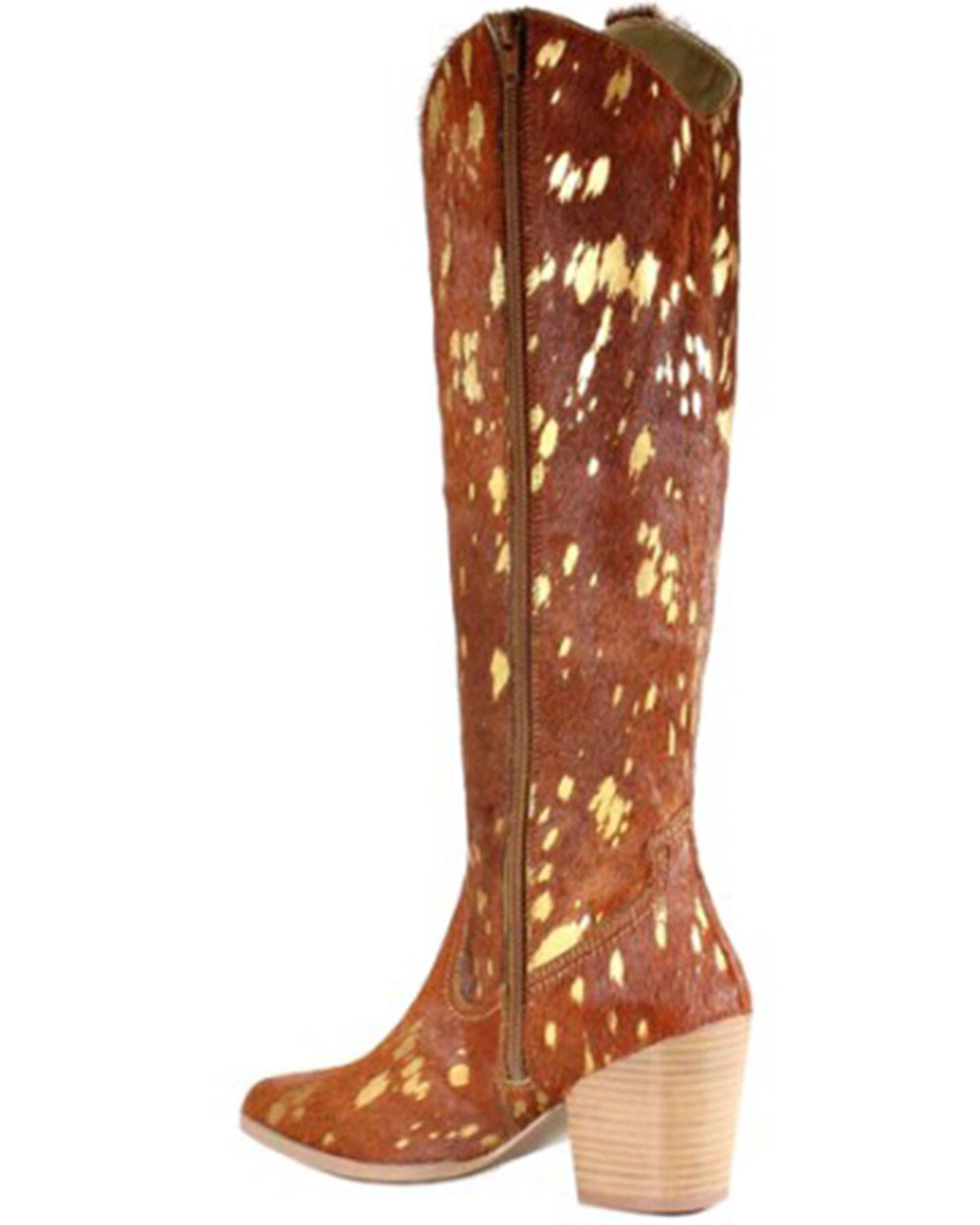 Image #4 - Diba True Women's Corner Brook Western Boots - Round Toe, Gold, hi-res