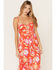 Free People Women's Wisteria Floral Print Maxi Dress, Orange, hi-res