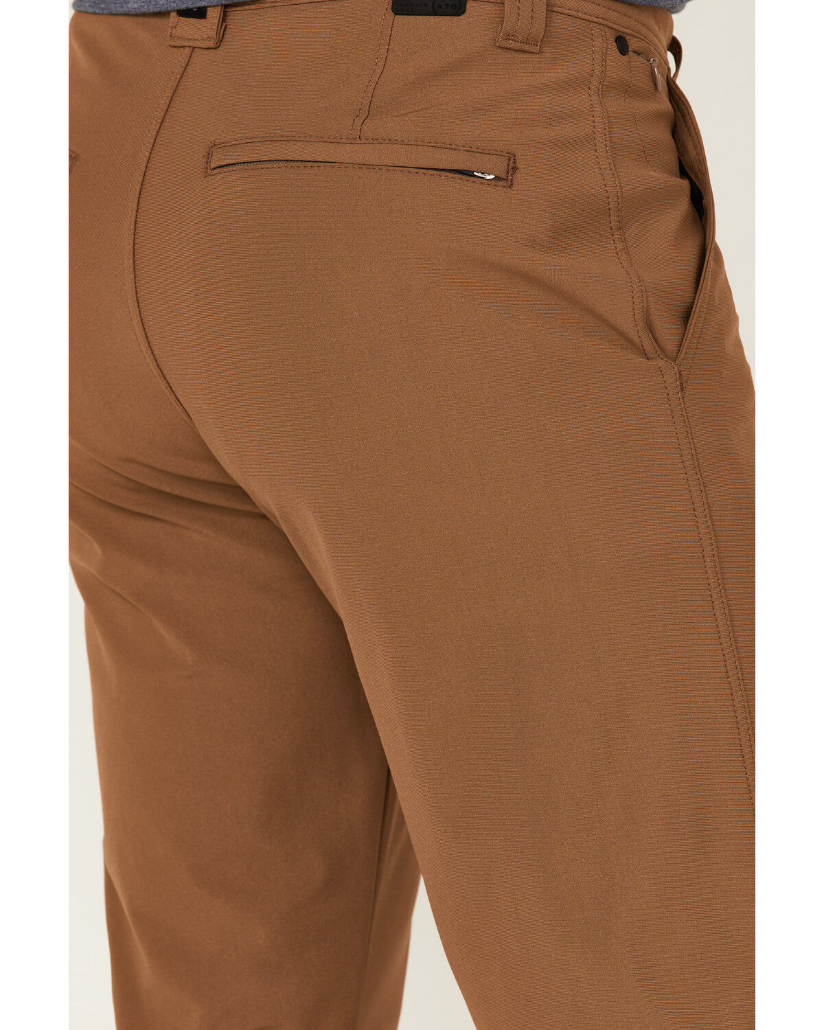 Image #4 - ATG by Wrangler Men's All-Terrian Stretch Chino Pants, Camel, hi-res