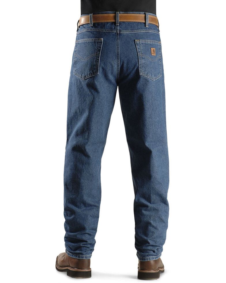 Carhartt Jeans - Dark Denim Relaxed Fit Work Jeans | Boot Barn