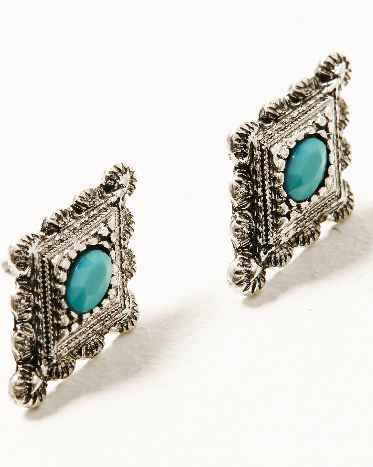 Image #4 - Shyanne Women's Dakota Turquoise & Silver 5-Piece Earrings Set, Silver, hi-res