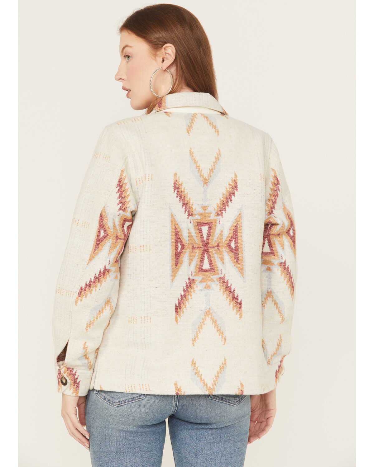 Image #6 - Idyllwind Women's Merritt Southwestern Button-Down Shacket, Cream, hi-res