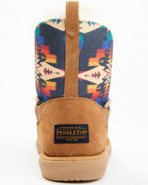 Image #5 - Pendleton Women's Tie-Back Casual Western Boots - Round Toe, Chestnut, hi-res